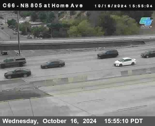 NB 805 at Home Ave (On Ramp)