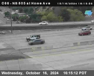 NB 805 at Home Ave (On Ramp)