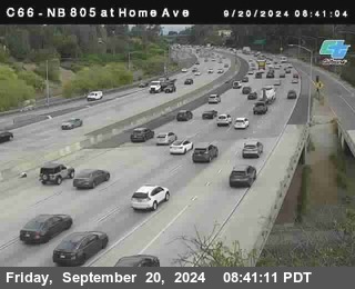 NB 805 at Home Ave (On Ramp)