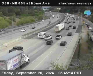 NB 805 at Home Ave (On Ramp)