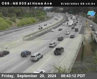 NB 805 at Home Ave (On Ramp)