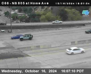 NB 805 at Home Ave (On Ramp)