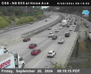 NB 805 at Home Ave (On Ramp)