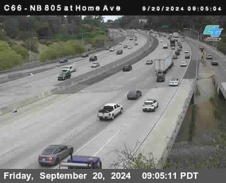 NB 805 at Home Ave (On Ramp)