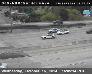 NB 805 at Home Ave (On Ramp)