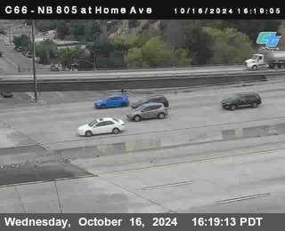 NB 805 at Home Ave (On Ramp)