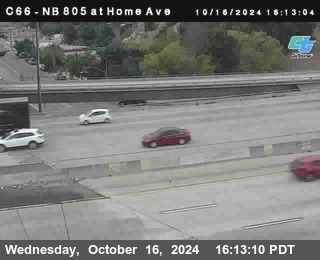 NB 805 at Home Ave (On Ramp)