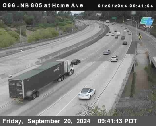 NB 805 at Home Ave (On Ramp)