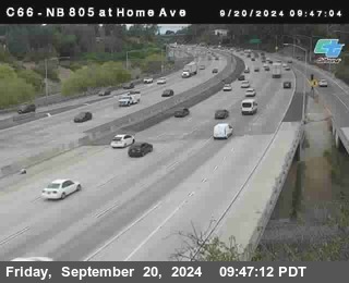 NB 805 at Home Ave (On Ramp)