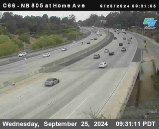 NB 805 at Home Ave (On Ramp)