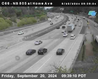 NB 805 at Home Ave (On Ramp)