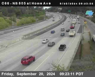 NB 805 at Home Ave (On Ramp)