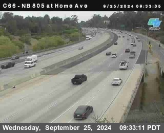 NB 805 at Home Ave (On Ramp)