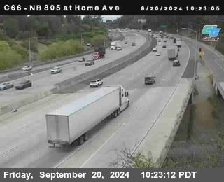 NB 805 at Home Ave (On Ramp)