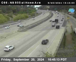 NB 805 at Home Ave (On Ramp)