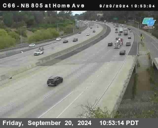 NB 805 at Home Ave (On Ramp)