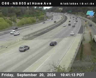 NB 805 at Home Ave (On Ramp)