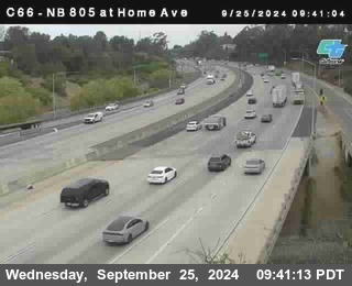 NB 805 at Home Ave (On Ramp)