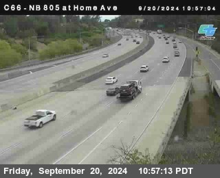 NB 805 at Home Ave (On Ramp)