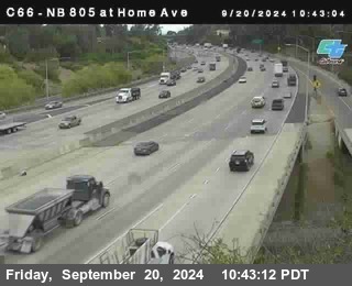 NB 805 at Home Ave (On Ramp)