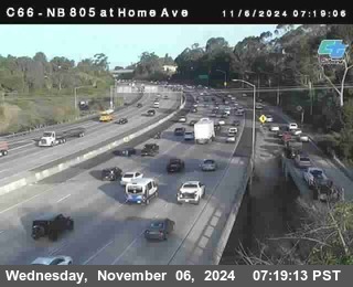 NB 805 at Home Ave (On Ramp)