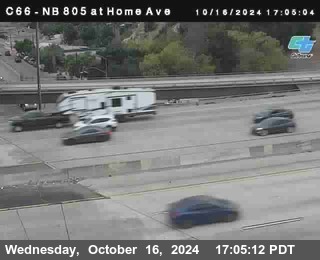 NB 805 at Home Ave (On Ramp)