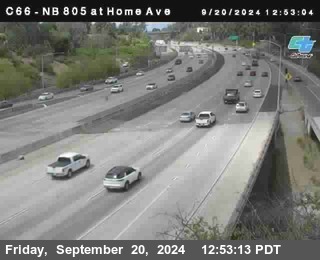 NB 805 at Home Ave (On Ramp)