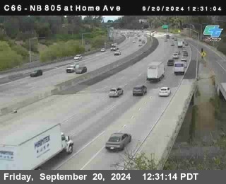 NB 805 at Home Ave (On Ramp)