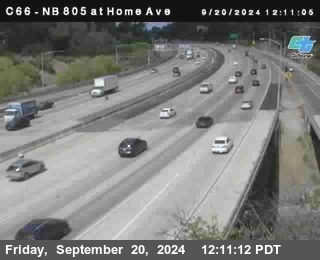 NB 805 at Home Ave (On Ramp)