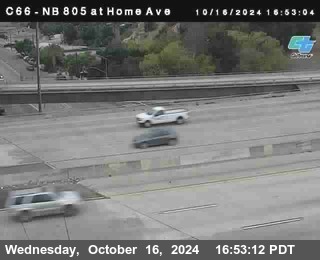 NB 805 at Home Ave (On Ramp)