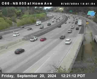 NB 805 at Home Ave (On Ramp)