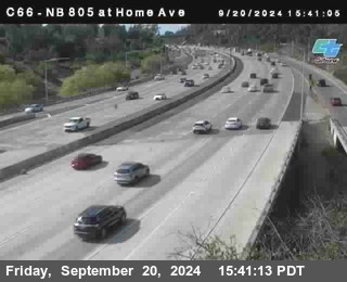 NB 805 at Home Ave (On Ramp)