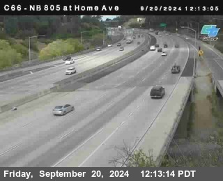 NB 805 at Home Ave (On Ramp)