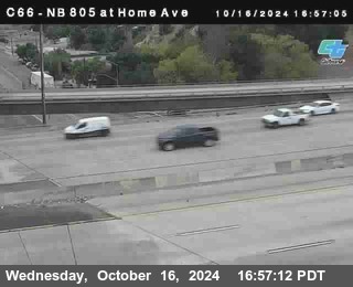 NB 805 at Home Ave (On Ramp)