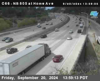 NB 805 at Home Ave (On Ramp)