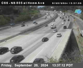 NB 805 at Home Ave (On Ramp)