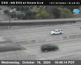 NB 805 at Home Ave (On Ramp)