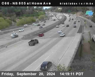 NB 805 at Home Ave (On Ramp)