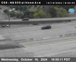 NB 805 at Home Ave (On Ramp)