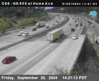 NB 805 at Home Ave (On Ramp)