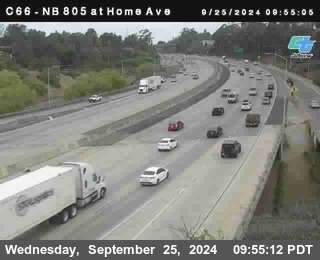 NB 805 at Home Ave (On Ramp)