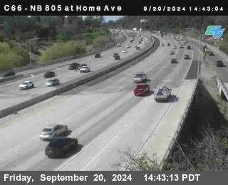 NB 805 at Home Ave (On Ramp)