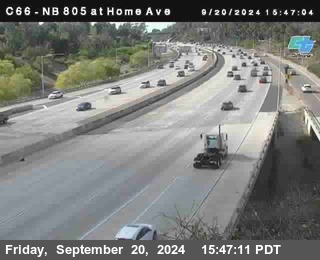 NB 805 at Home Ave (On Ramp)