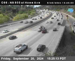 NB 805 at Home Ave (On Ramp)