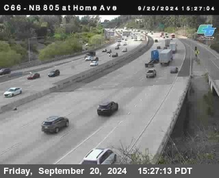 NB 805 at Home Ave (On Ramp)