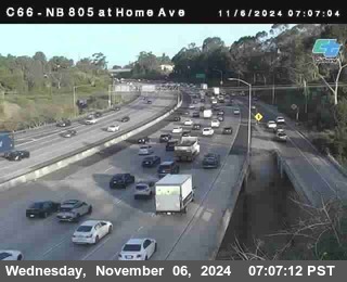 NB 805 at Home Ave (On Ramp)