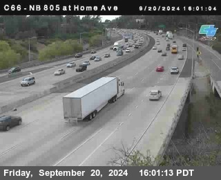 NB 805 at Home Ave (On Ramp)