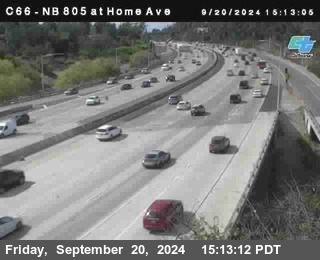 NB 805 at Home Ave (On Ramp)