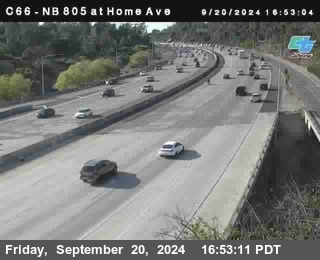 NB 805 at Home Ave (On Ramp)