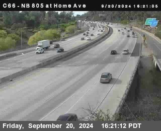 NB 805 at Home Ave (On Ramp)